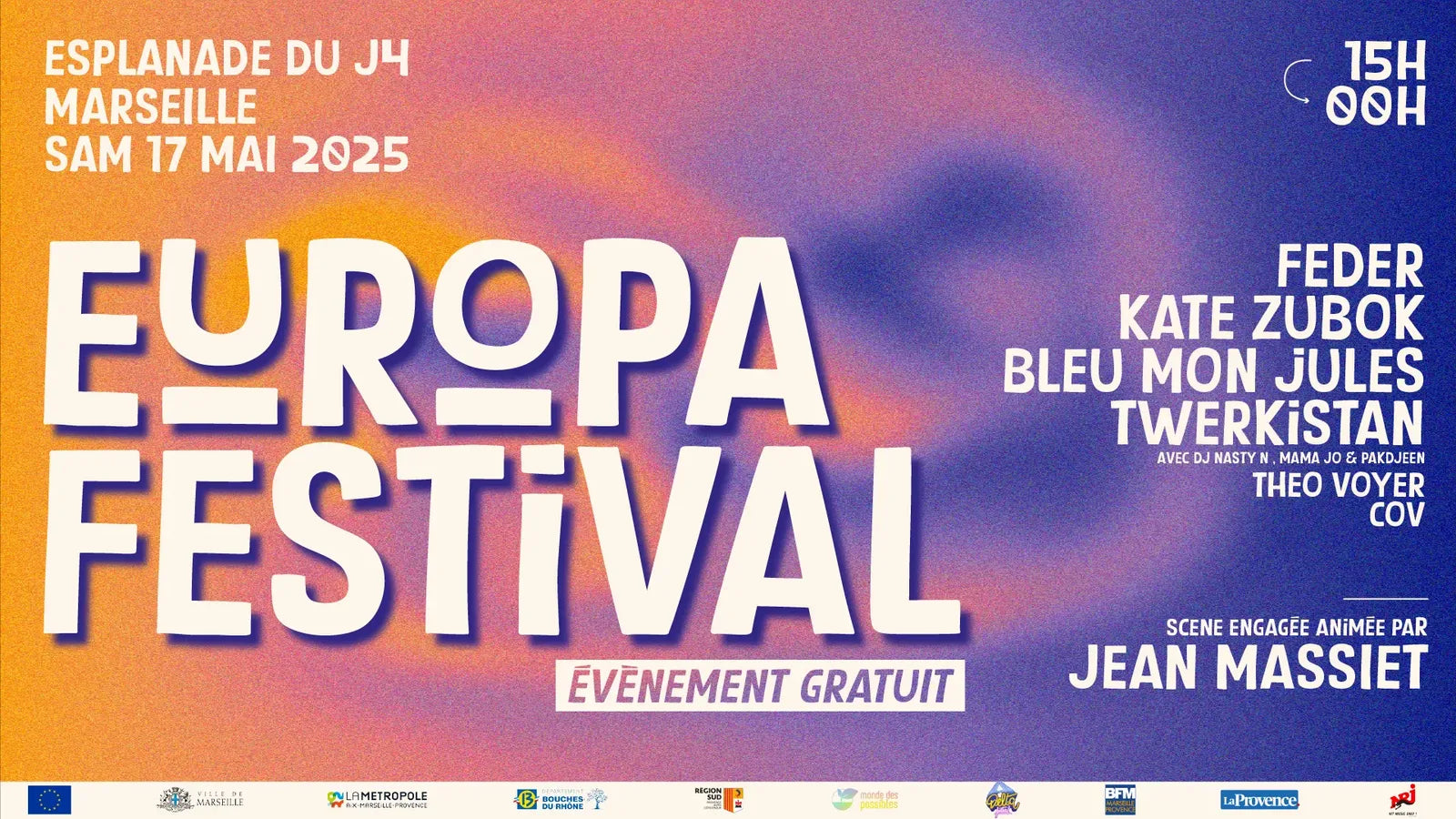 BFM : L'Europa Festival en partenariat avec BFM Marseille Provence