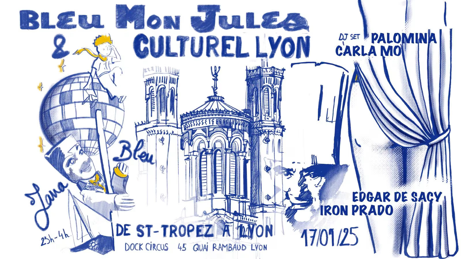 Bleu mon Jules & Culturel Lyon - La Java Bleue au Docks Circus