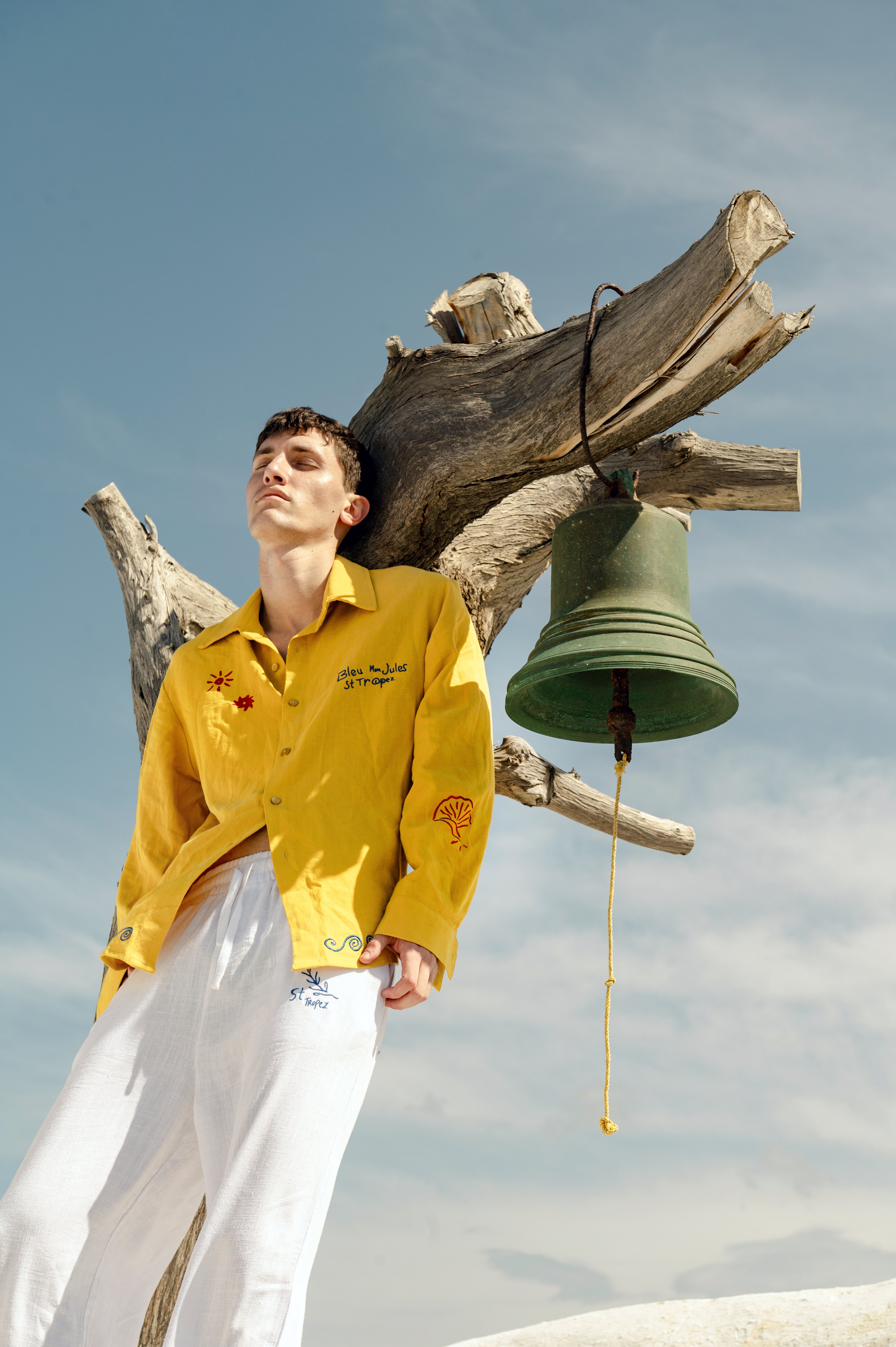 Chemise Kea Lin portée – Galerie Vêtements portés Bleu Mon Jules