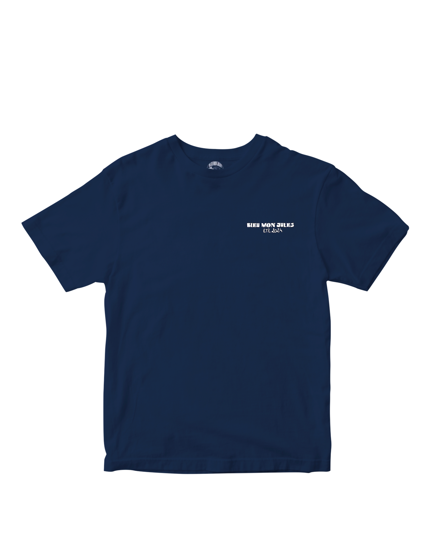 T-shirt bleu Ponche Ponche 2024 face - manches courtes