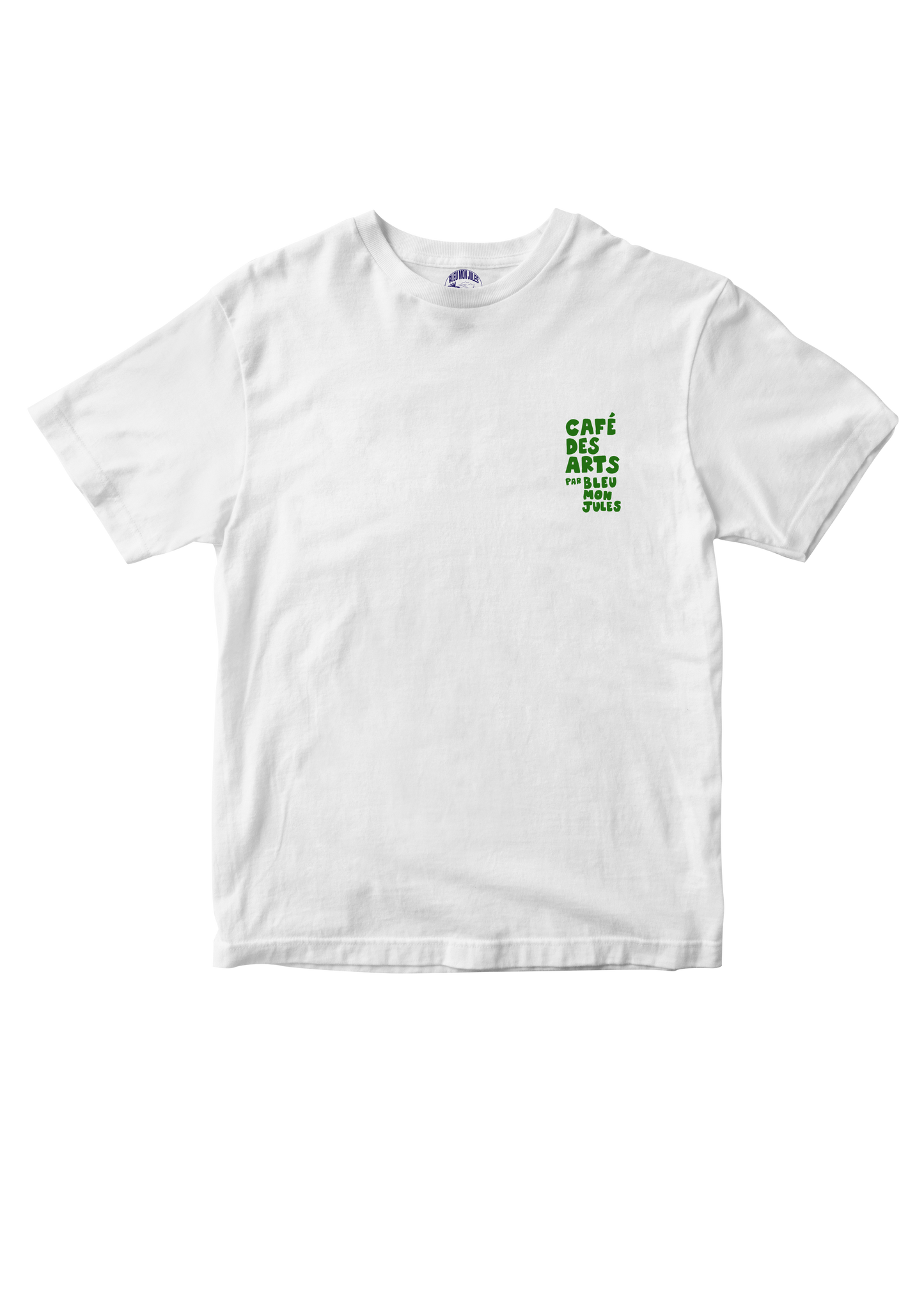 T-shirt blanc Café des Arts Saint-Tropez 2024 dos - manches courtes