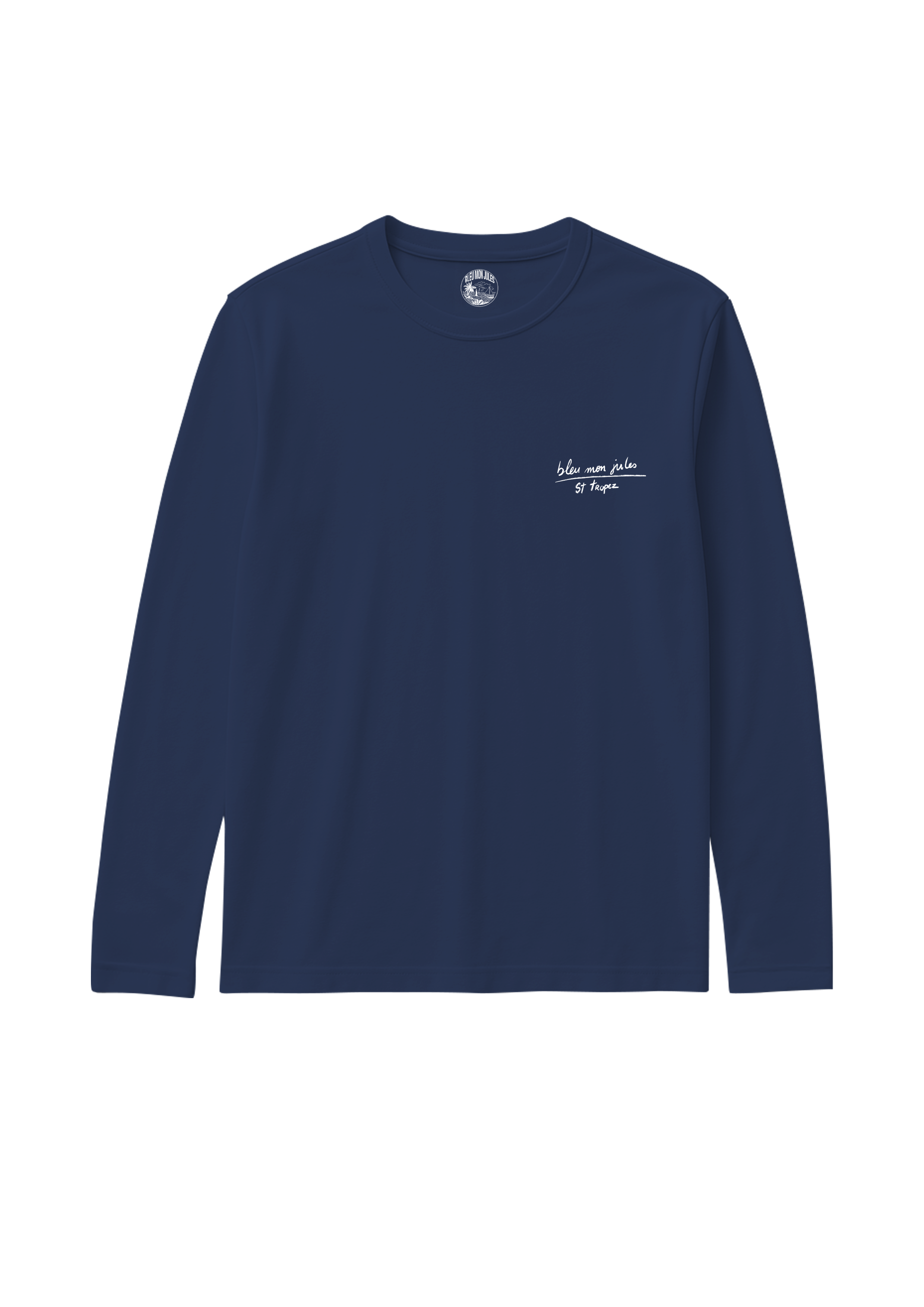 T-shirt manches longues bleu Montgolfière face