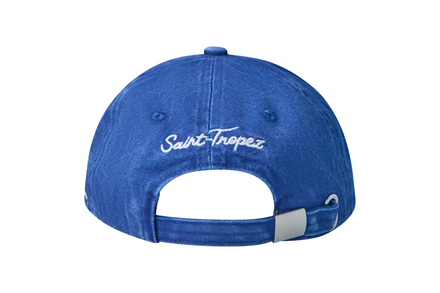 Dos casquette navy Bleu mon Jules, Saint-Tropez brodé en script