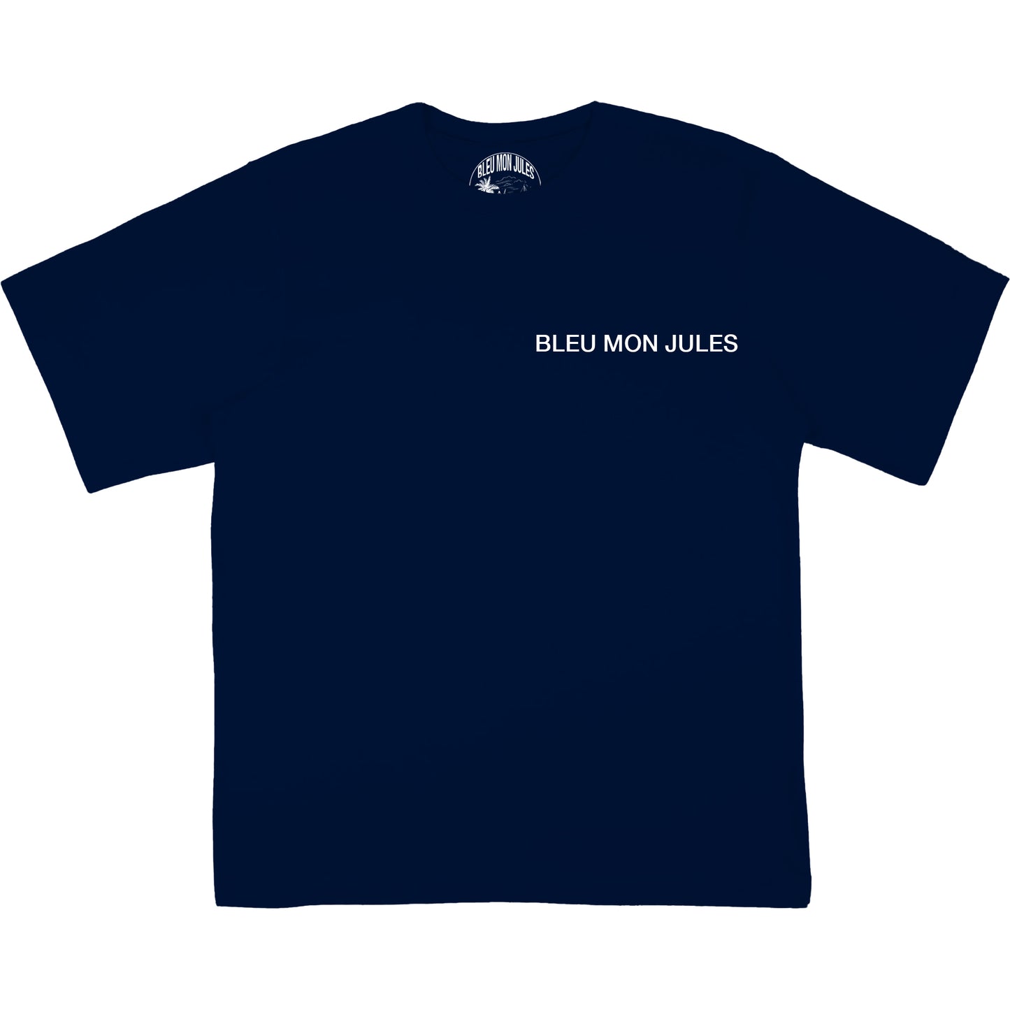 T-shirt Bleu de Bleu face - manches courtes
