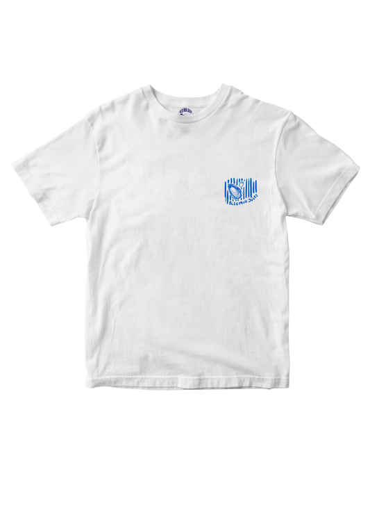 T-shirt blanc Cap Soleil face - manches courtes