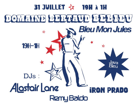 Java Bleu × Domaine Bertaud Belieu : une nuit au milieu des vignes