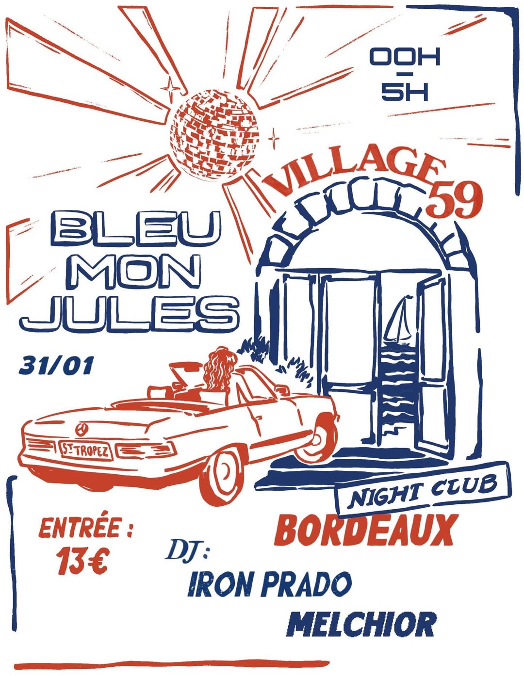 Java Bleu X Village 59, une nuit à Bordeaux