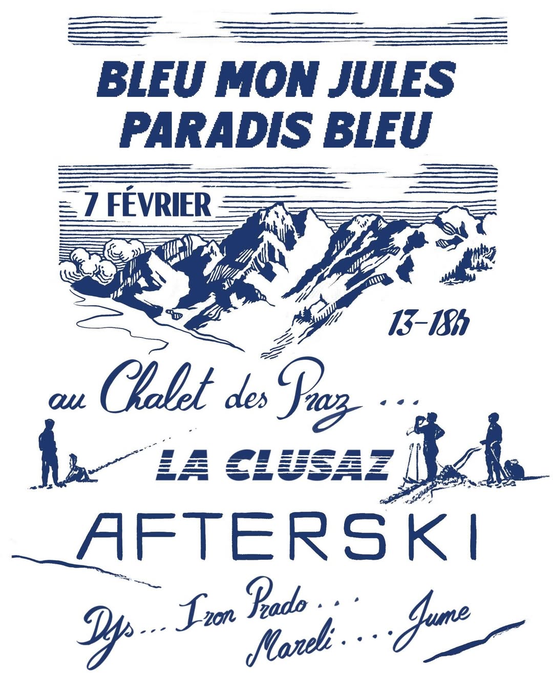 Java Bleu X Chalet des Praz un After Ski à La Clusaz
