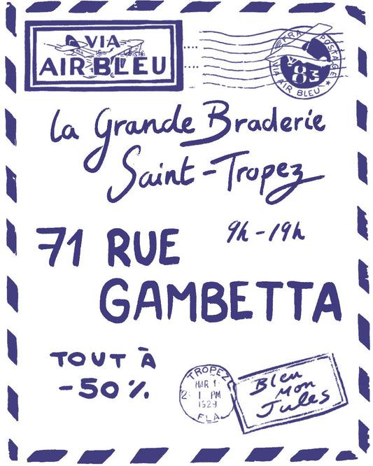 Bleu mon Jules Grande Braderie de Saint Tropez 2025