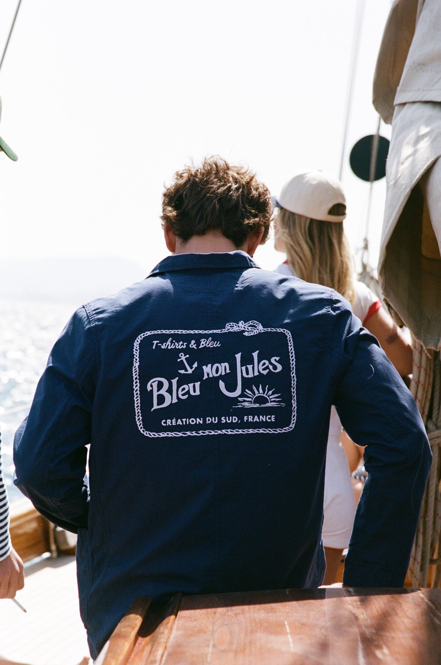 China Blue Jacket - Size XS — Blue, Indigo cotton — photo 6