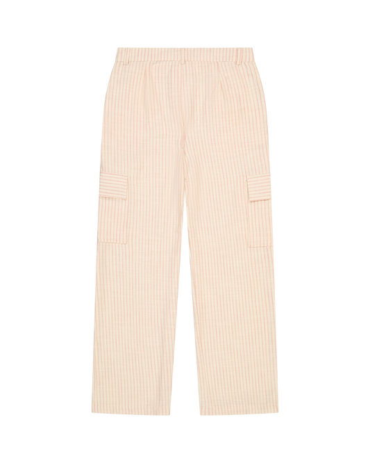 Pantalon Rouge Rayé