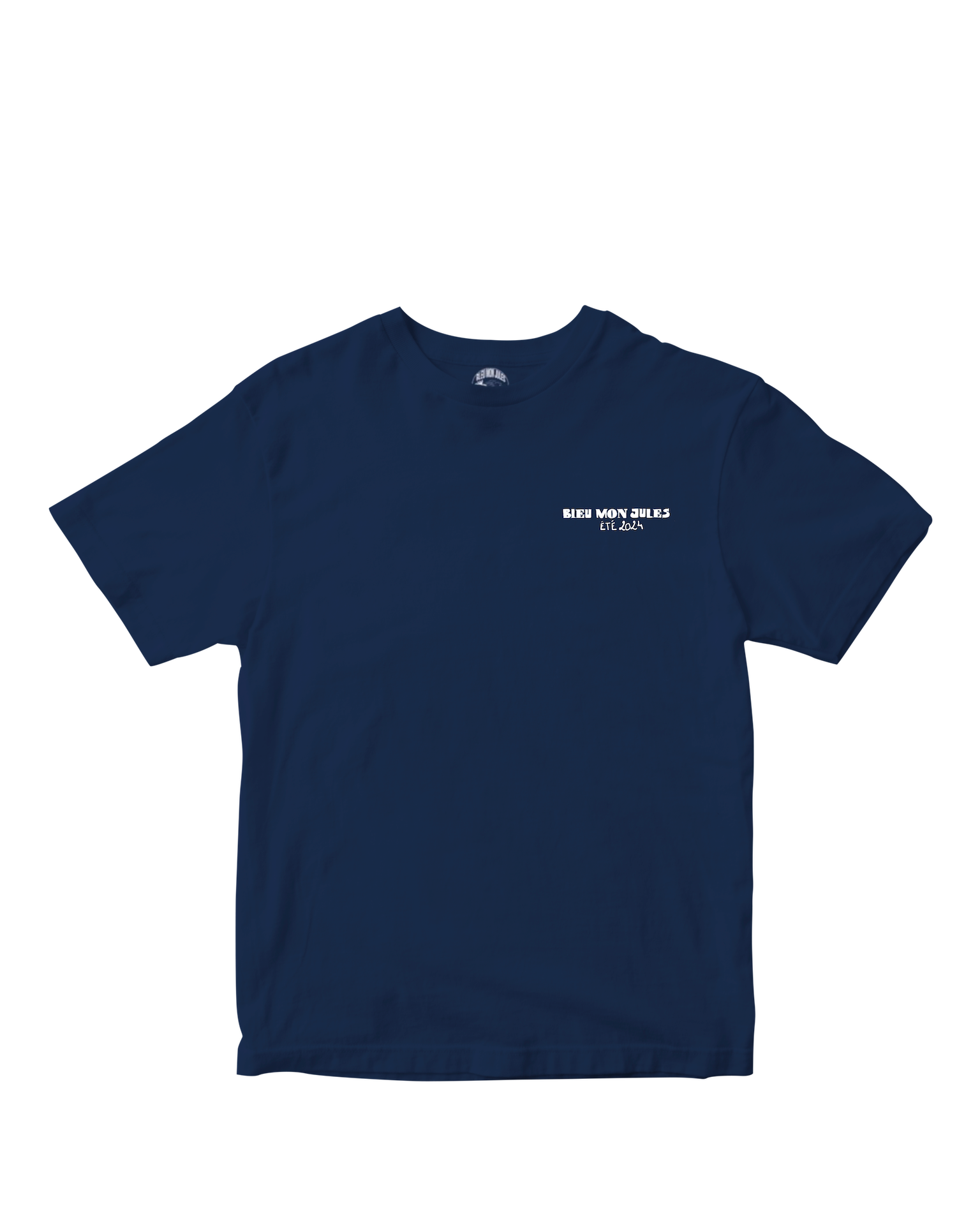 T-shirt bleu Ponche Ponche 2024 face - manches courtes