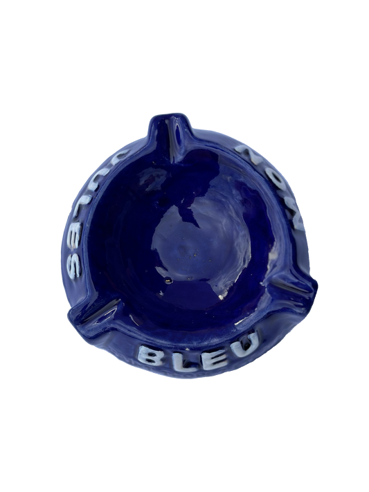 Cendriers bleu marocain vu du haut