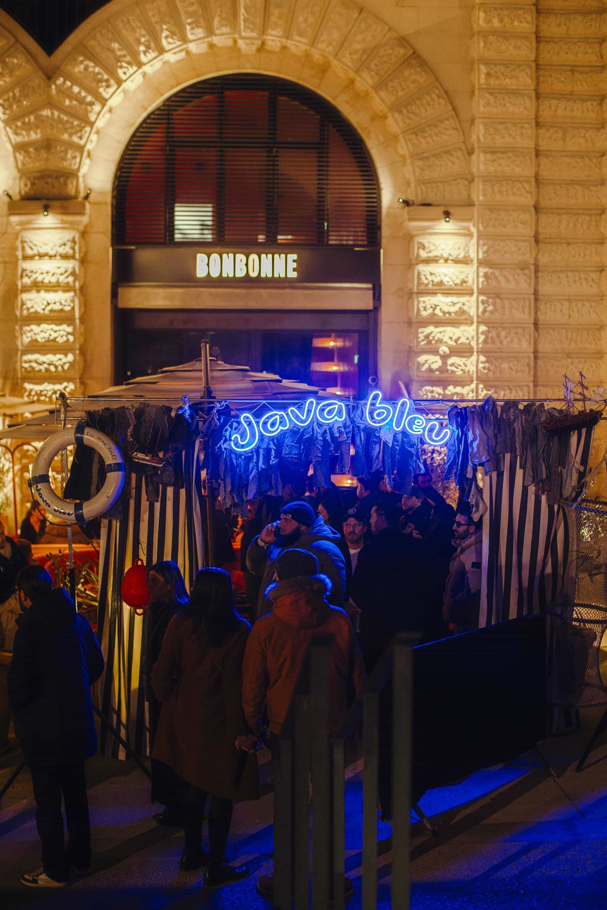 Entrée soirée Java Bleu – Galerie Java Bleu Bleu Mon Jules