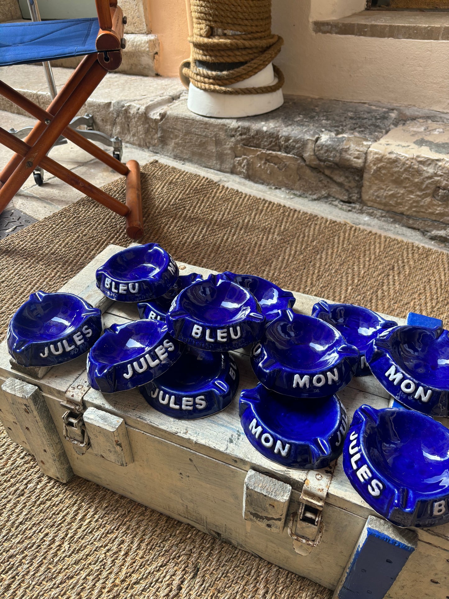 Cendriers bleu marocain - Bleu Mon Jules
