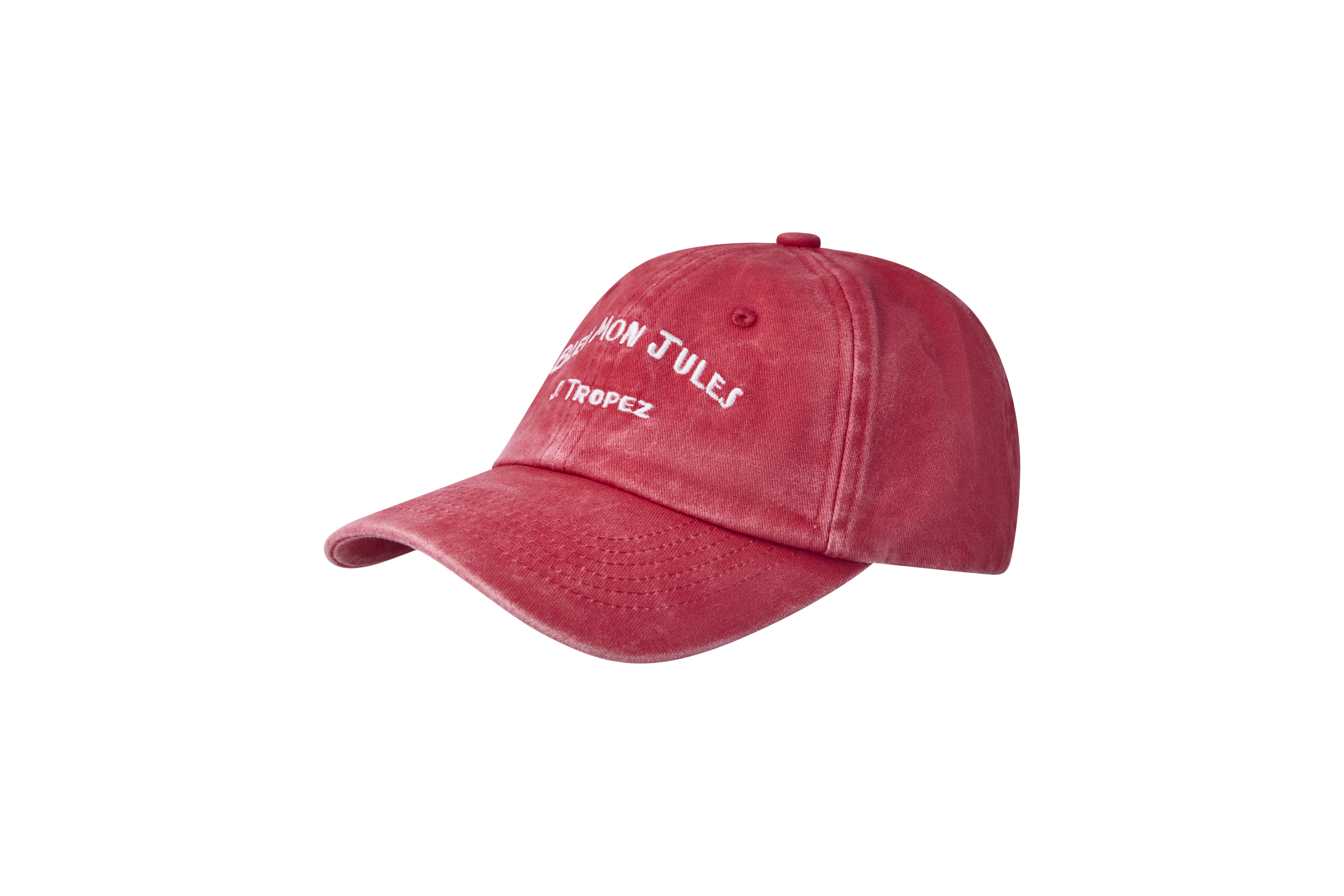 Faded Red Cap - One Size - Bleu mon Jules — One Size sqm, Faded Red, Cotton — photo 2