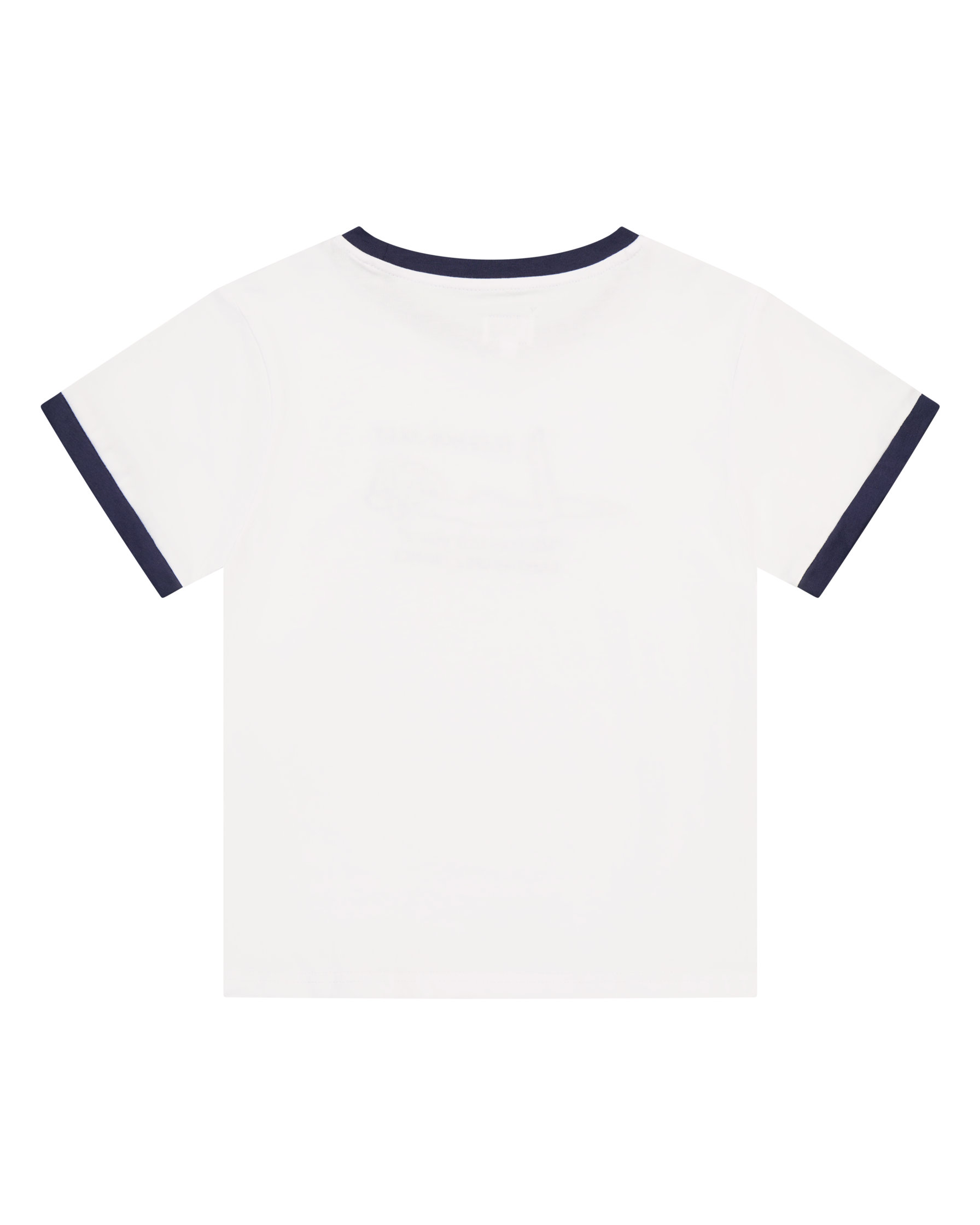 Blue Trim T-shirt - 70's Ringer - My Jules — 100% cotton, 200 gsm — photo 2
