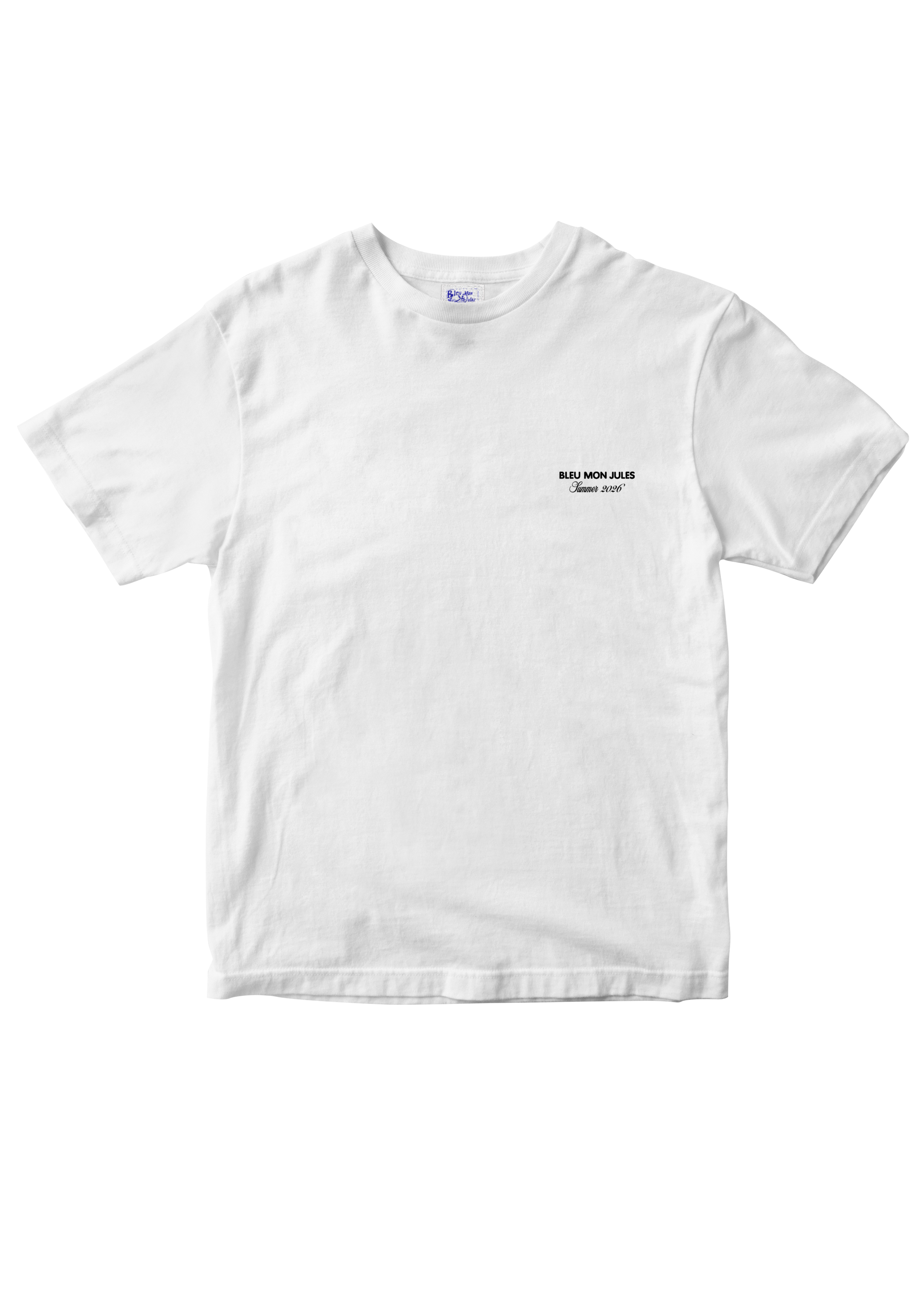 Java Blue T-shirt 2026 - White - Oversize — 100% cotton, 200 gsm — photo 2