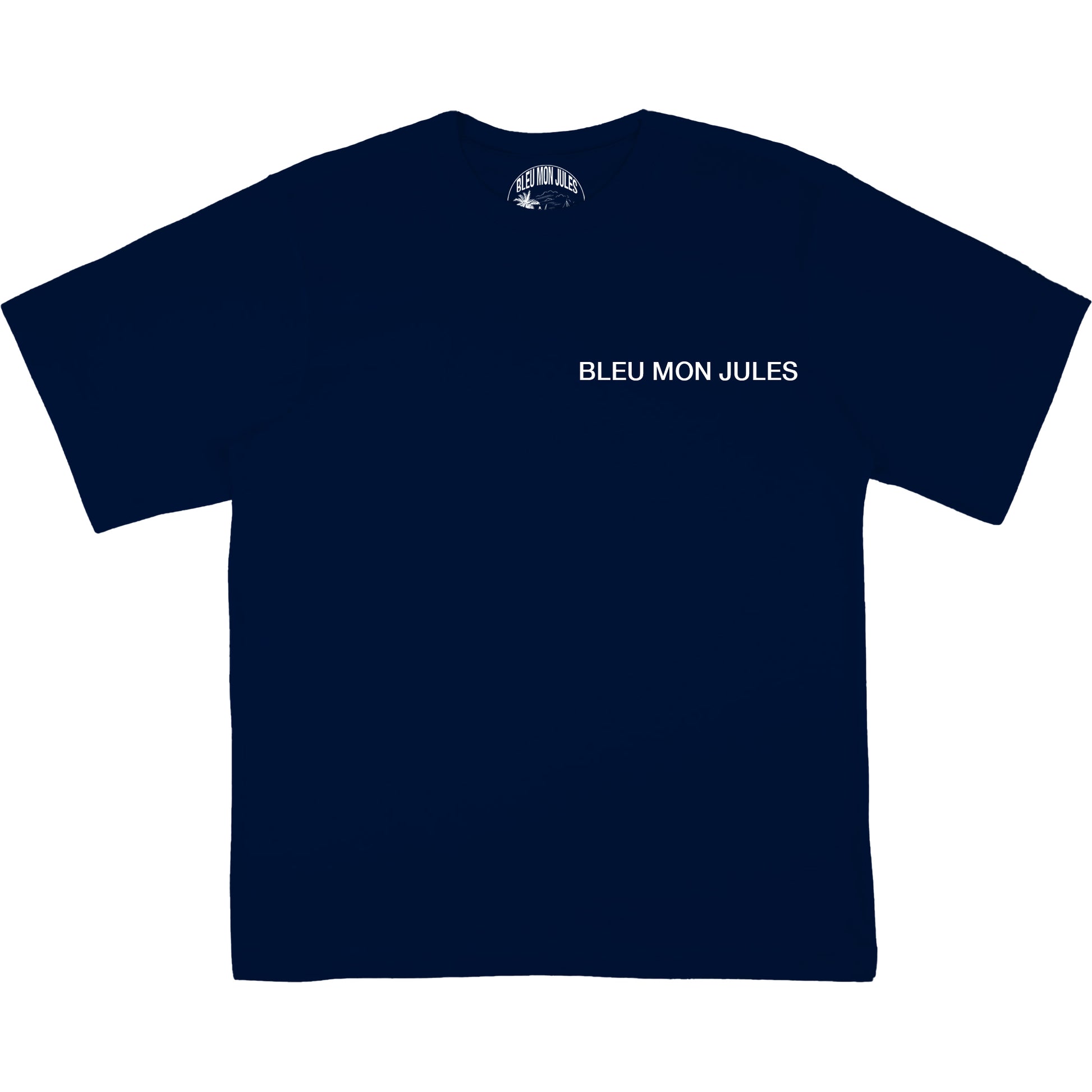 T-shirt Bleu de Bleu face - manches courtes