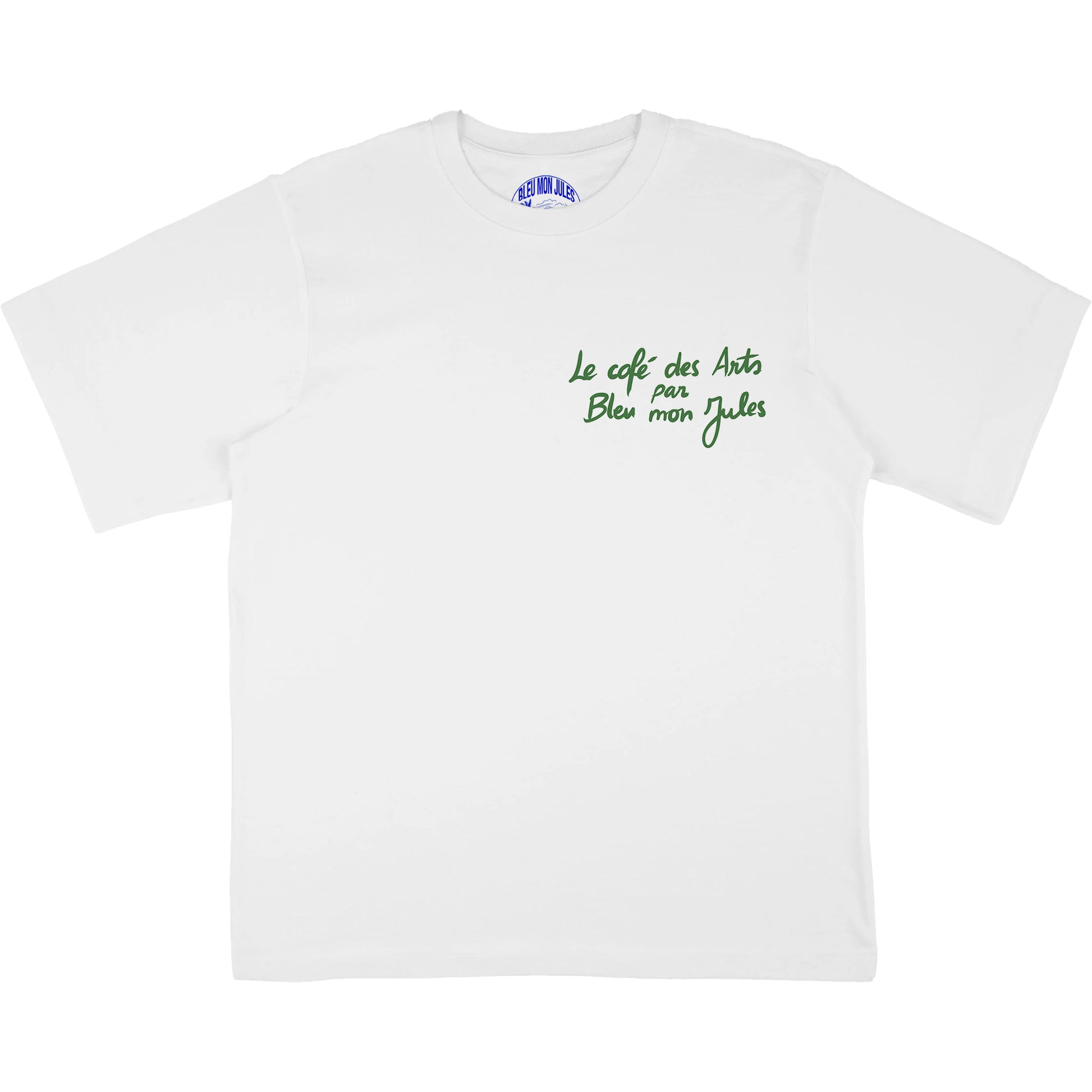 T-shirt blanc Café des Arts 2023 face  - manches courtes