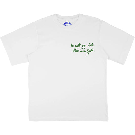 T-shirt blanc Café des Arts 2023 face  - manches courtes